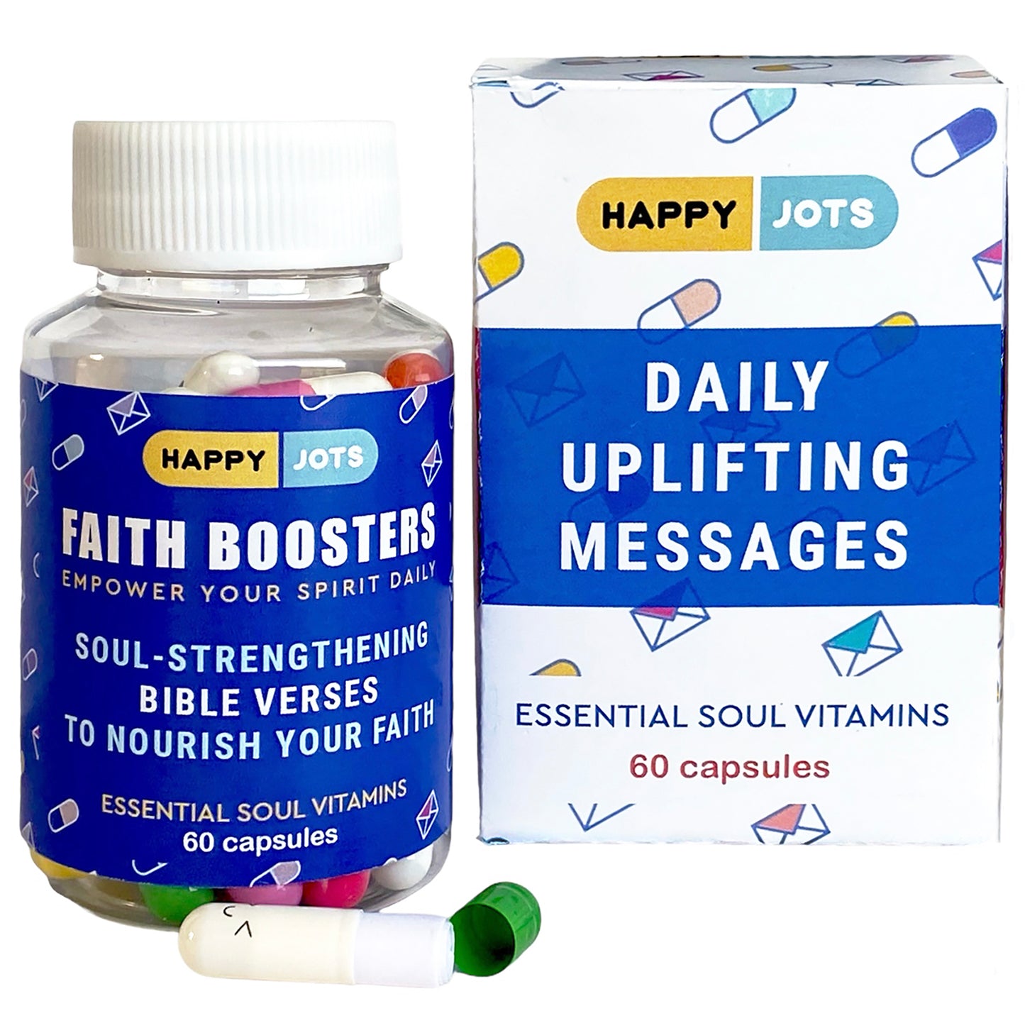 60 Daily Bible Verses - Fun Scripture Jar - Christian Gift for Teens and Adults