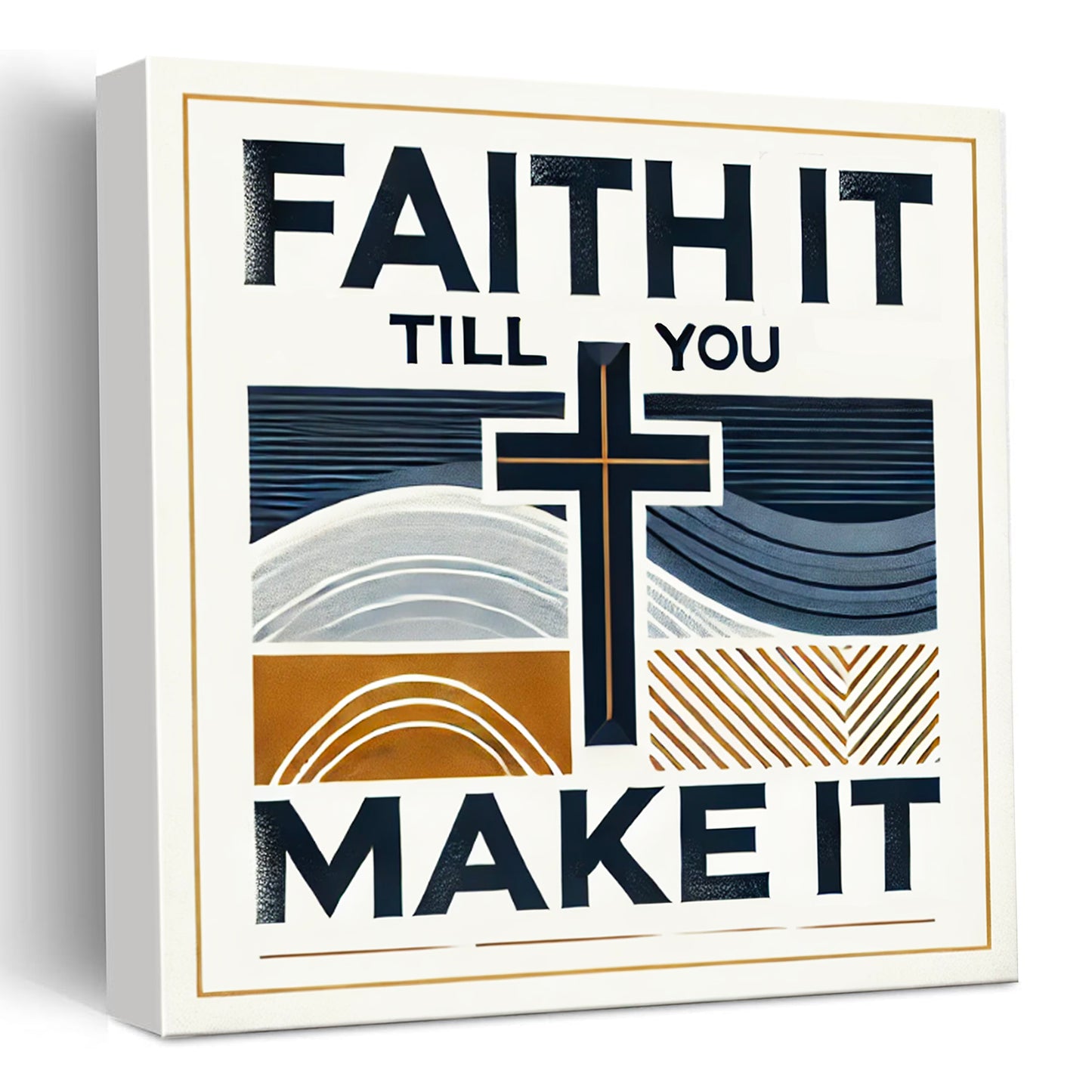 Good's Plans are Good - Decorative Wooden Block With Bible Verses and Faith-Inspired Quotes for Home Decor