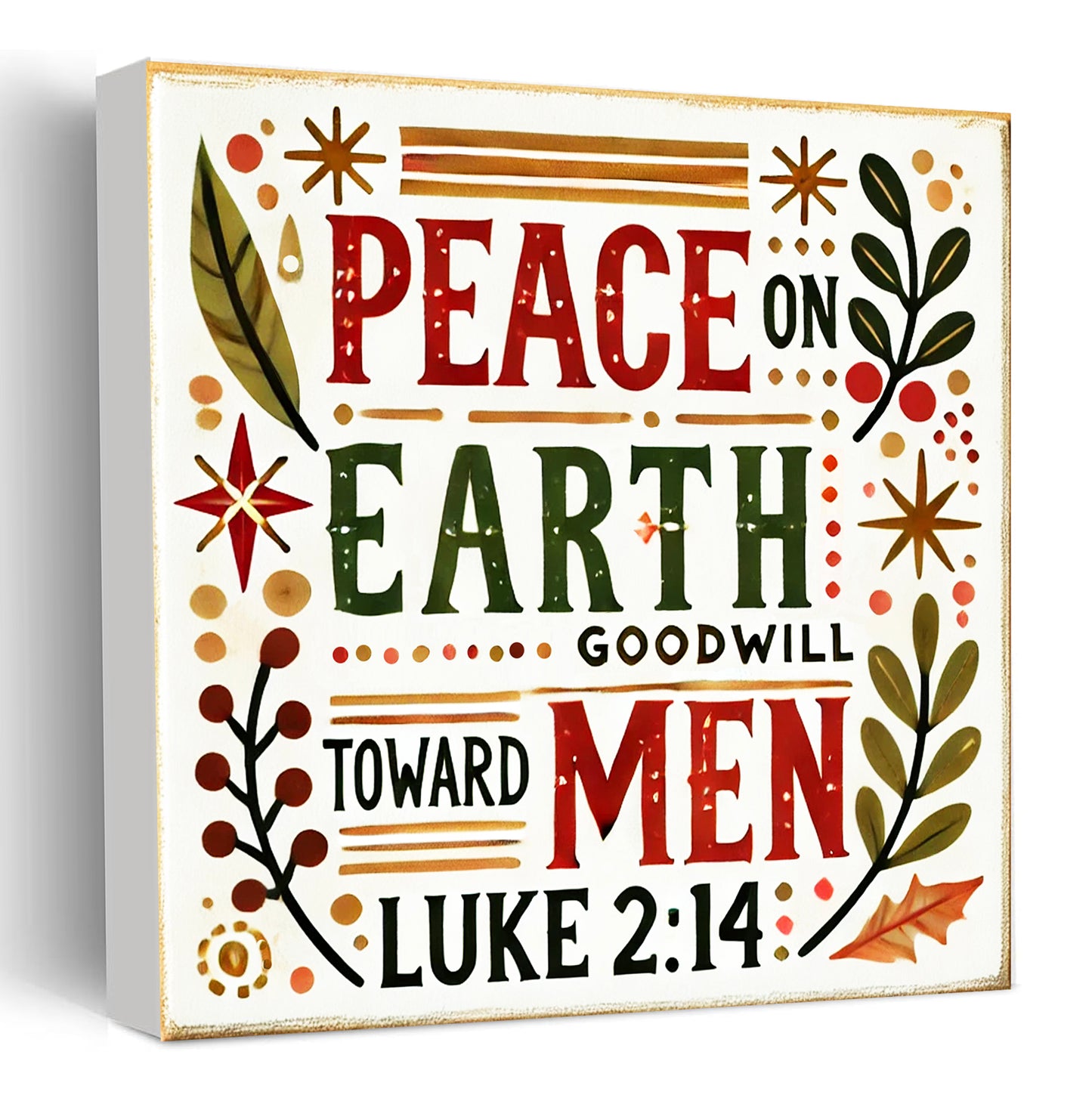 Good's Plans are Good - Decorative Wooden Block With Bible Verses and Faith-Inspired Quotes for Home Decor