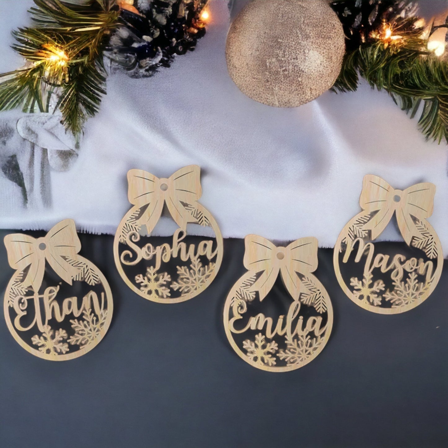 Christmas Ornament Personalized with Names