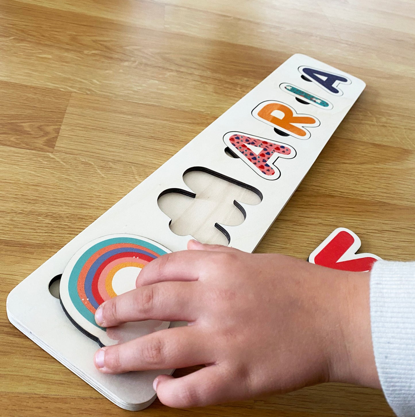 Wooden Name Puzzle - Unique Personalized Gift for Kids