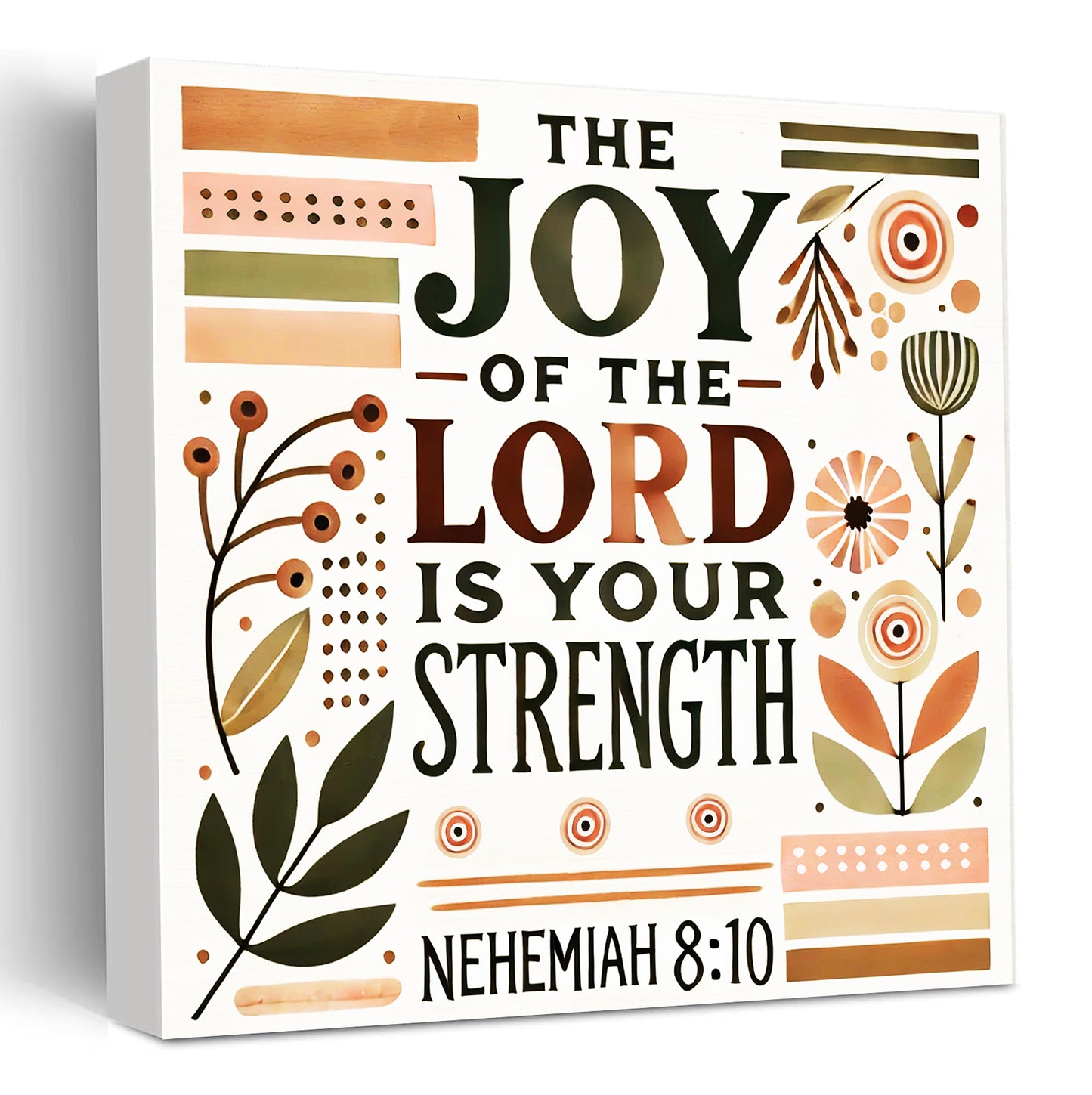 Good's Plans are Good - Decorative Wooden Block With Bible Verses and Faith-Inspired Quotes for Home Decor