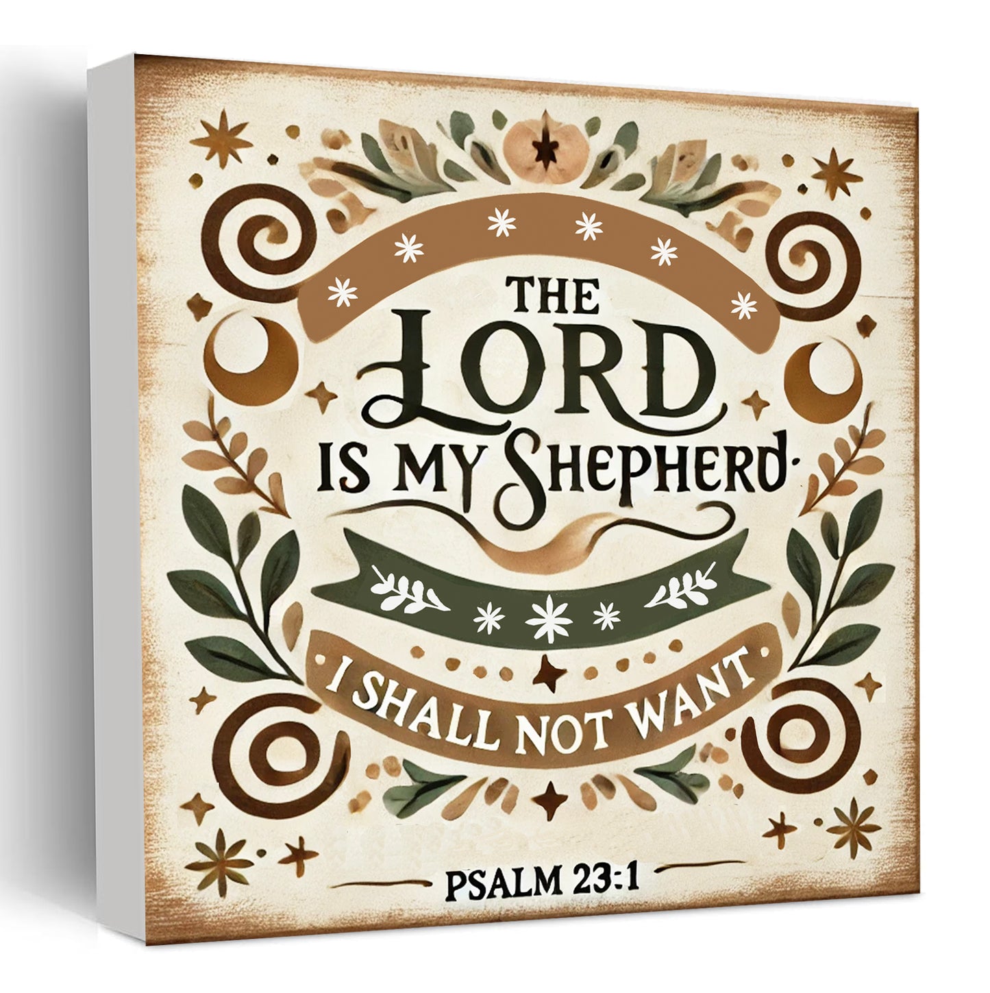 Faith It Till You Make It – Funny Christian Wooden Sign for Home or Office – Inspirational Scripture Decor