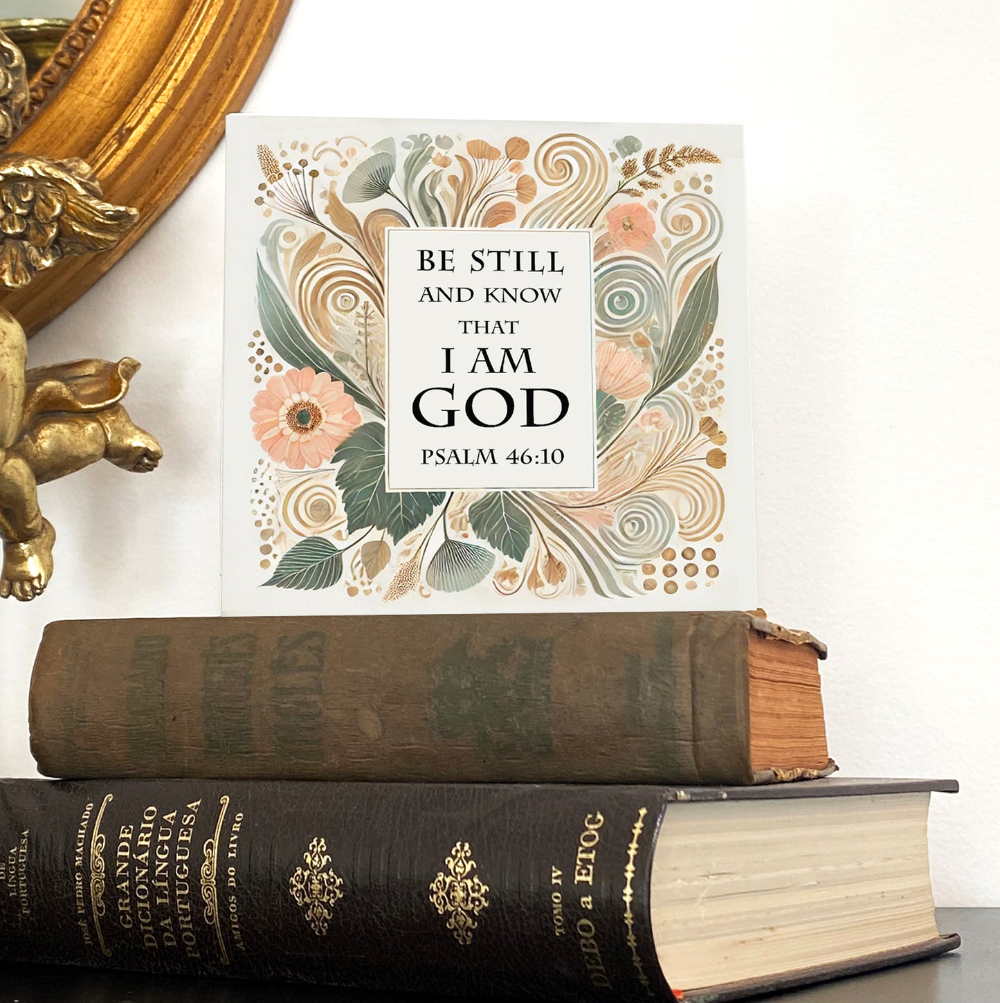 Inspirational Wooden Signs with Bible Verses - Christian Wall Decor for Home, Office, or Church