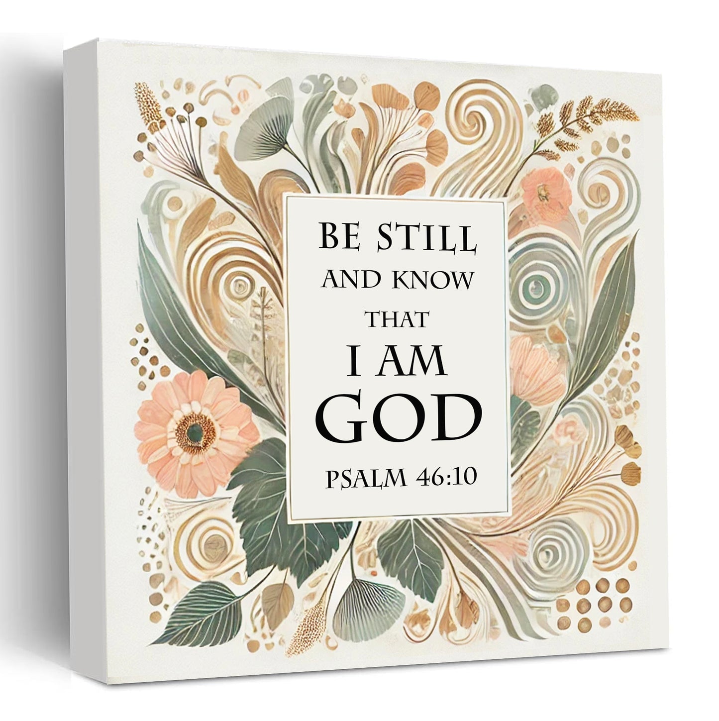 Good's Plans are Good - Decorative Wooden Block With Bible Verses and Faith-Inspired Quotes for Home Decor