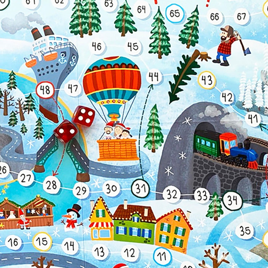 Custom Board Game Personalized Christmas Themed Family Board Game - Family Gifts 2024