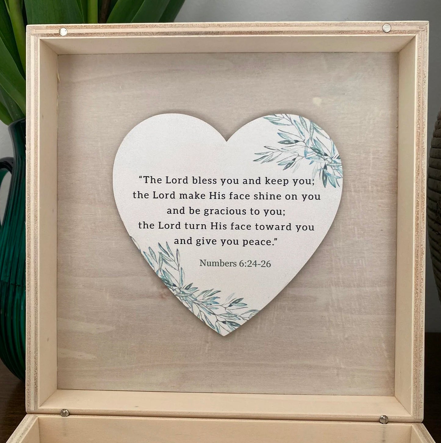 Personalized Baby Baptism Gift - Wooden Keepsake Box Custom Time Capsule
