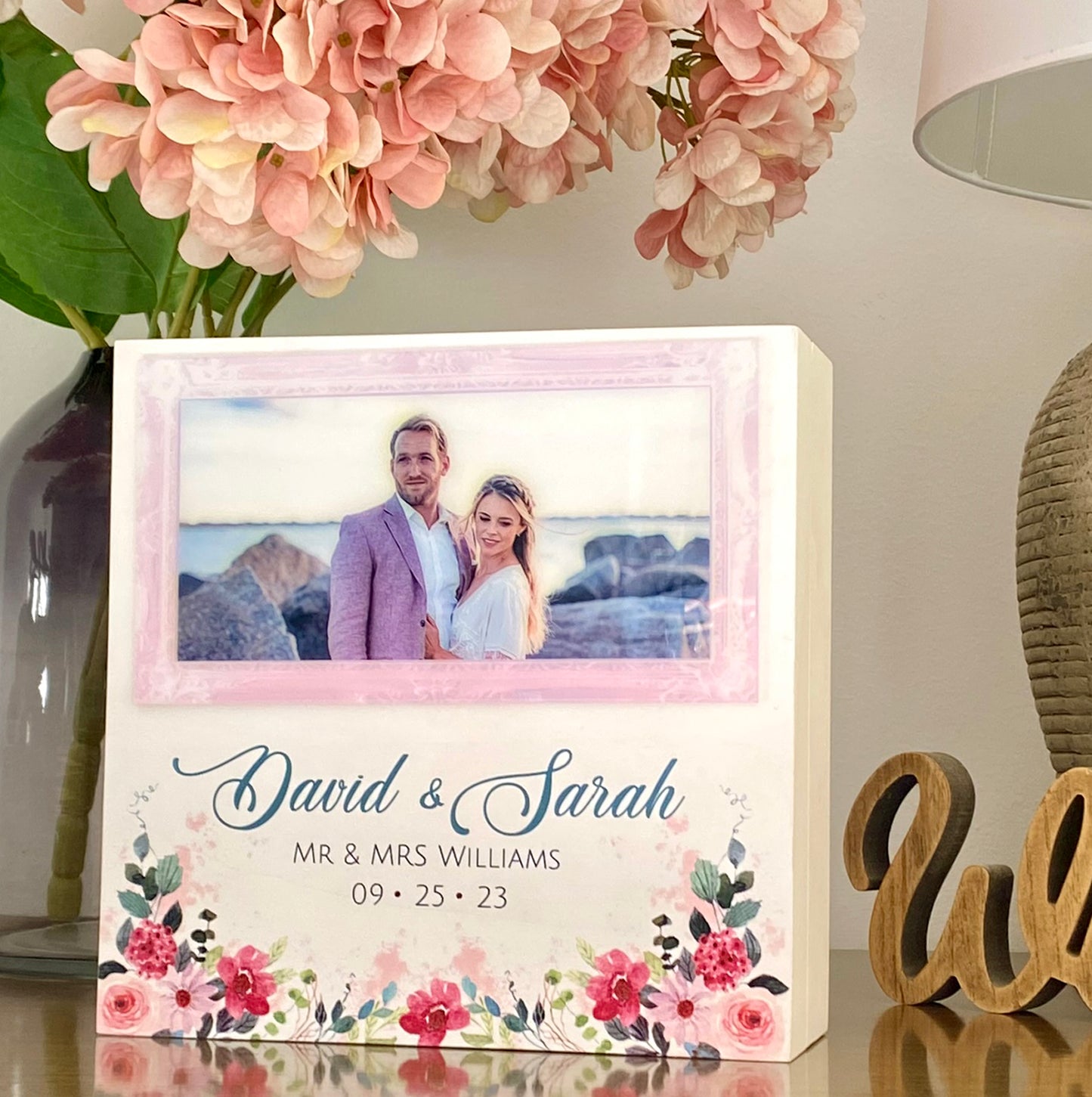 Unique Wedding Gift for Couple Personalized Keepsake Box