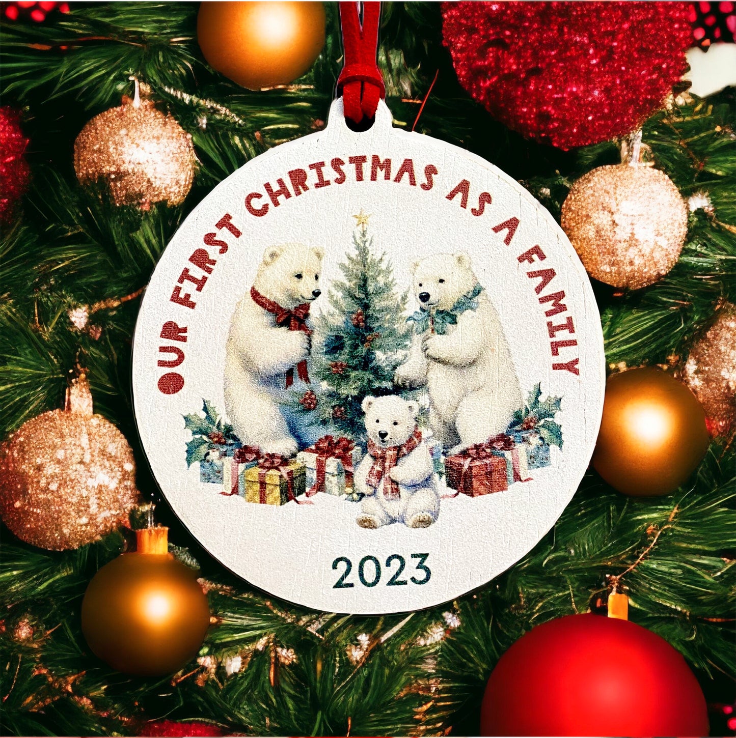 Christmas Ornament Personalized with Names