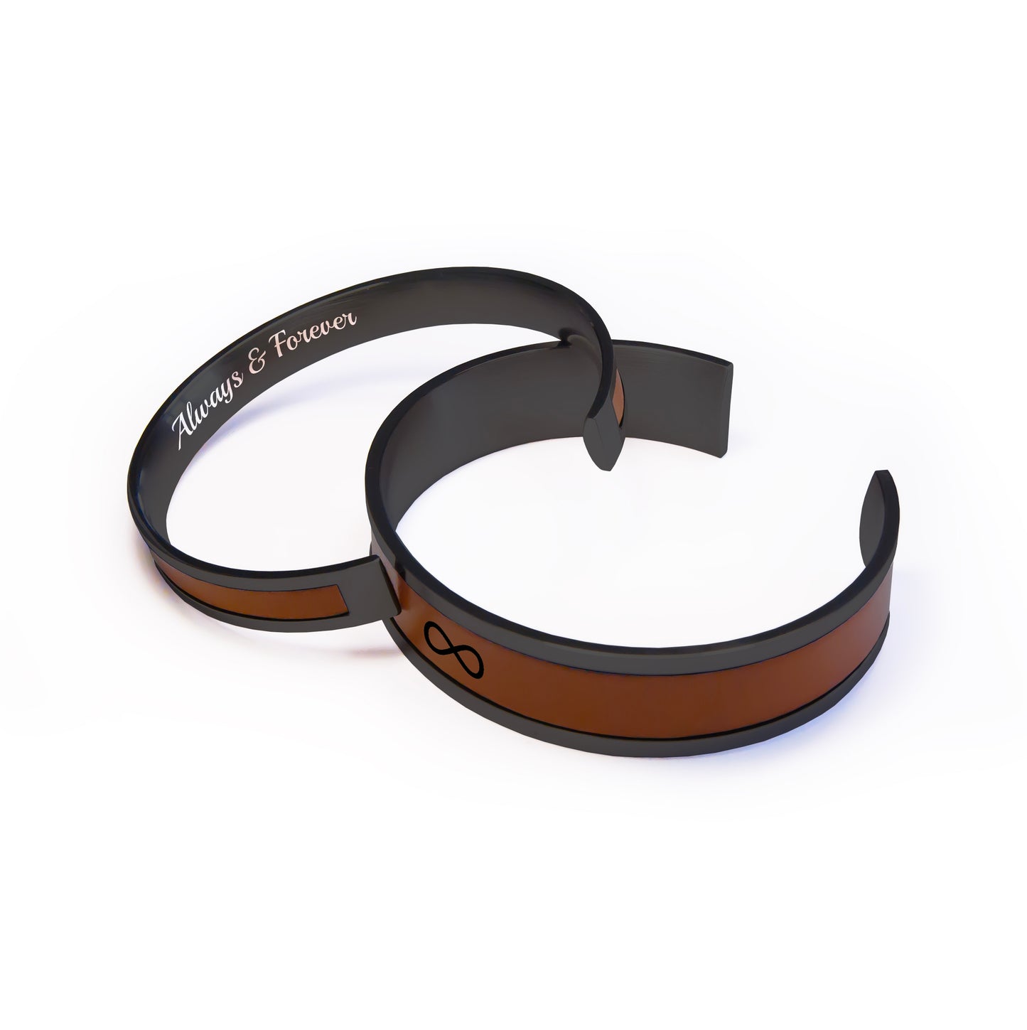 Personalized Gift Matching Bracelets for Couples - Unique Anniversary Gift