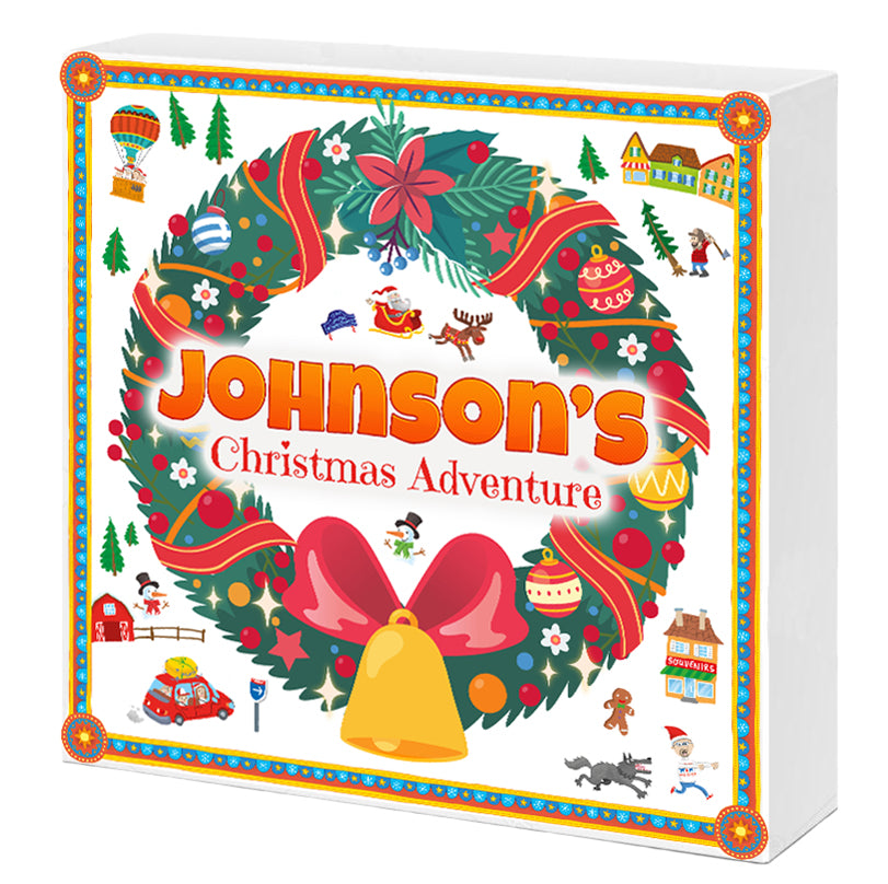 Custom Board Game Personalized Christmas Themed Family Board Game - Family Gifts 2024