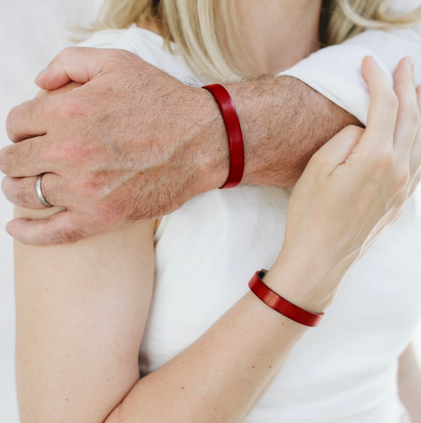 Personalized Leather Bracelet Engraved - Hidden Message Gift for Your Special Someone