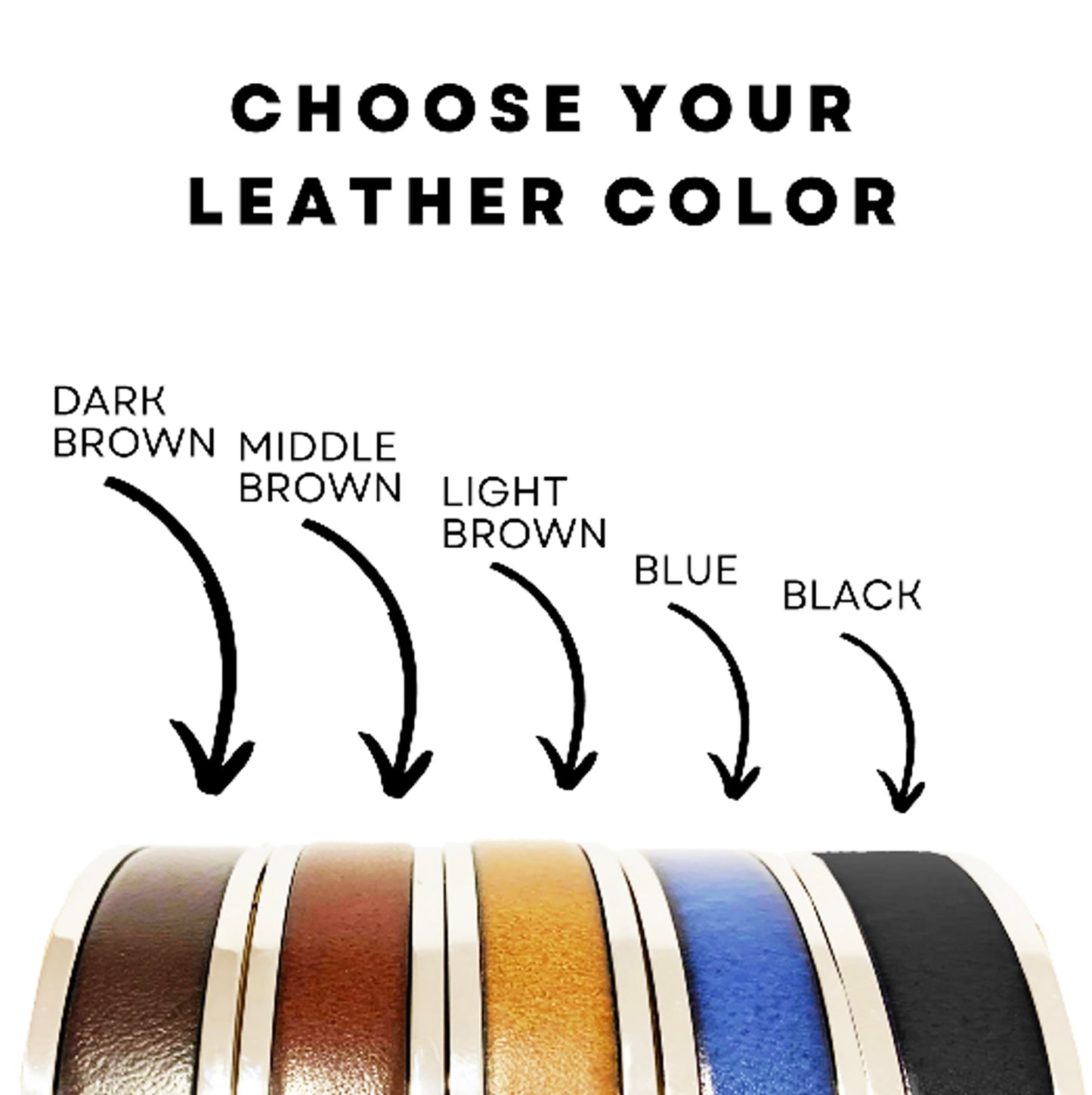 Personalized Leather Bracelet Engraved - Hidden Message Gift for Your Special Someone