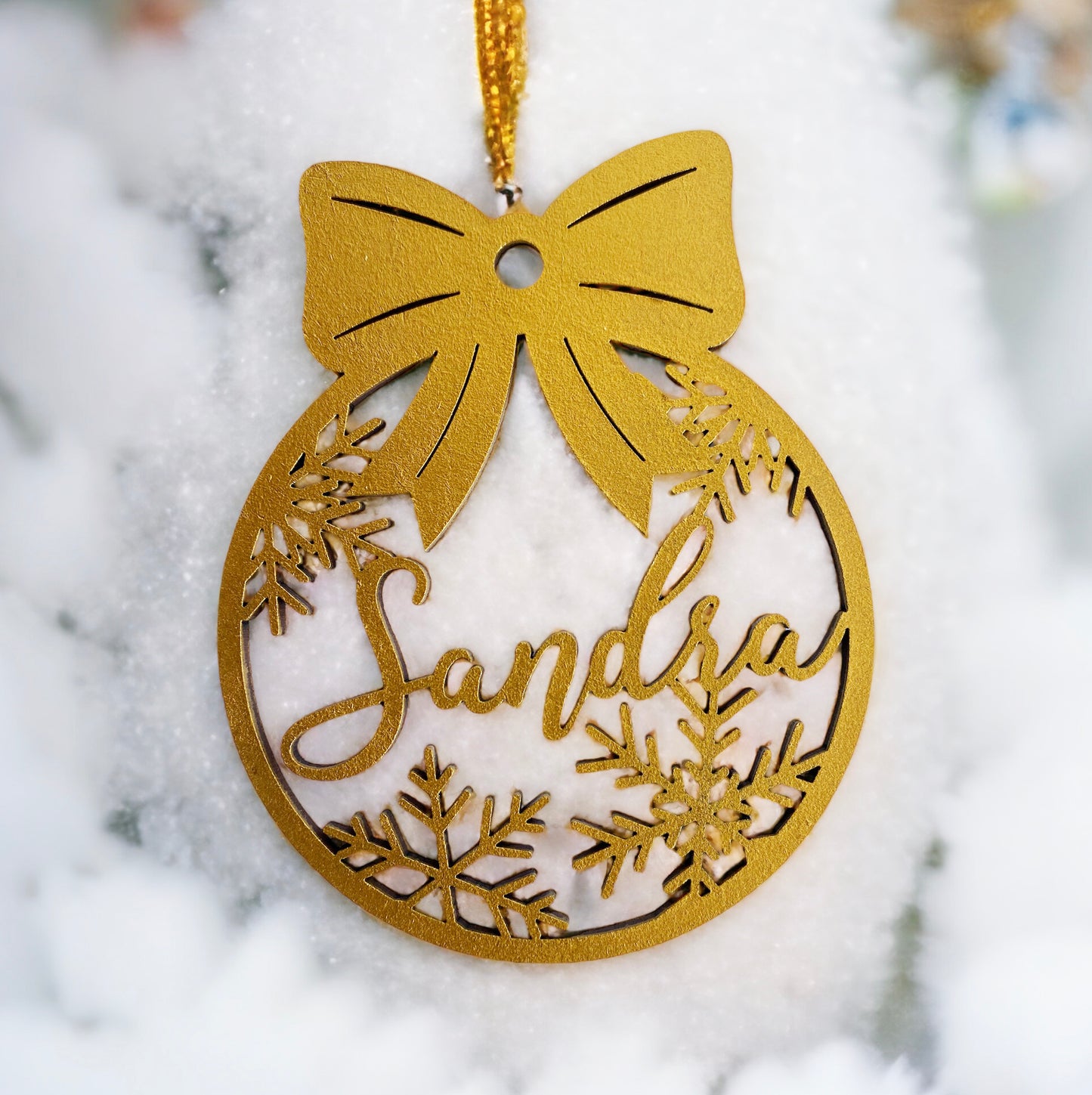 Christmas Ornament Personalized with Names