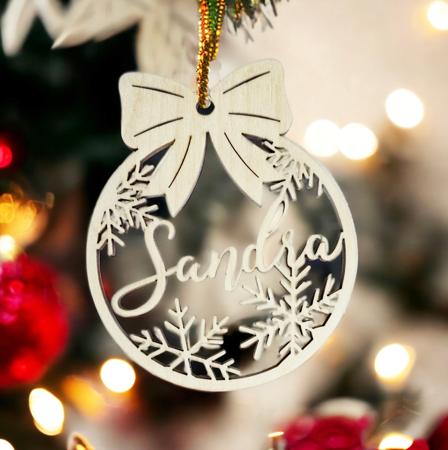 Christmas Ornament Personalized with Names