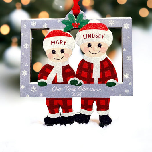 Personalized Family Christmas Ornament with Names