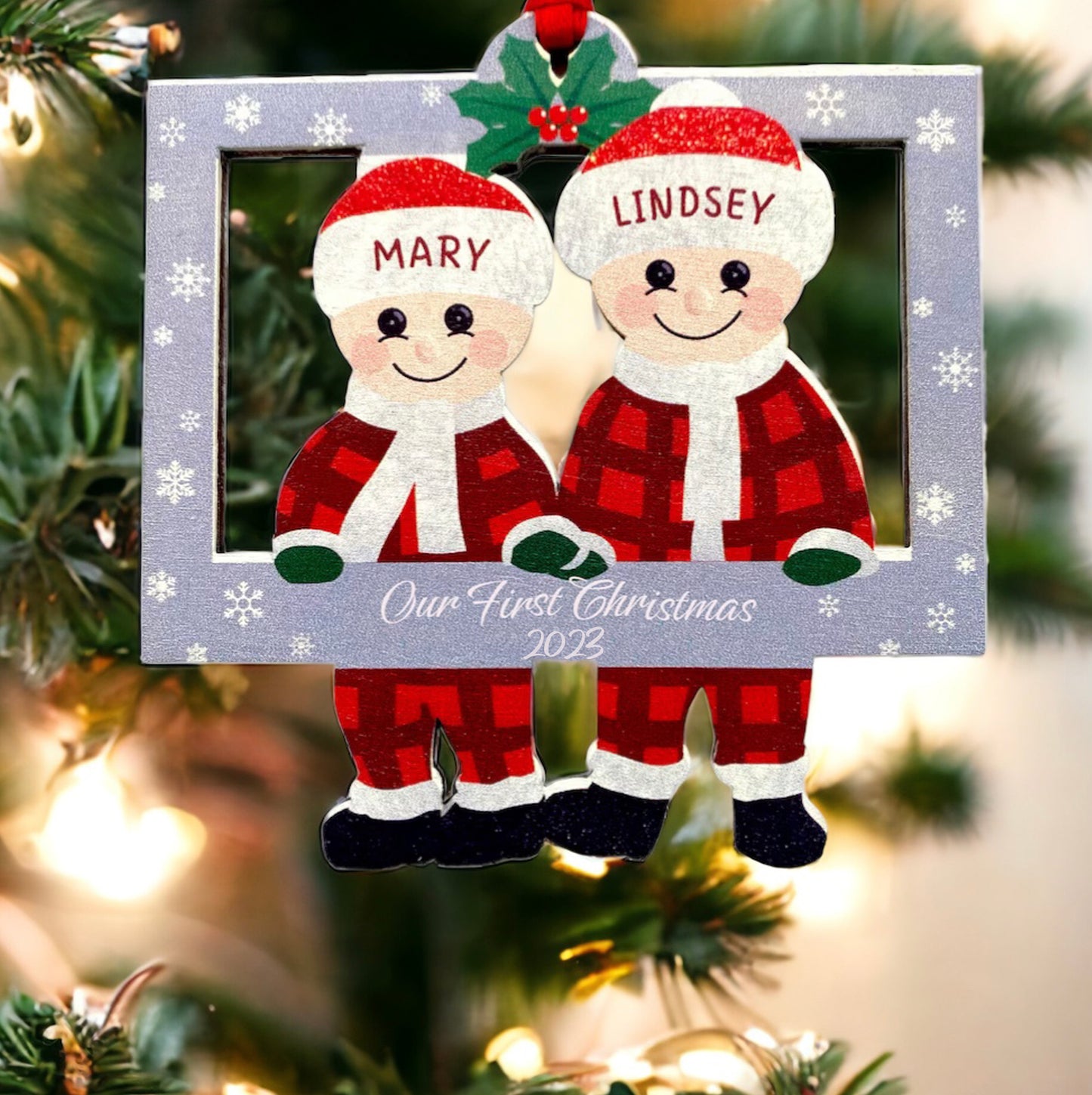 Personalized Family Christmas Ornament with Names