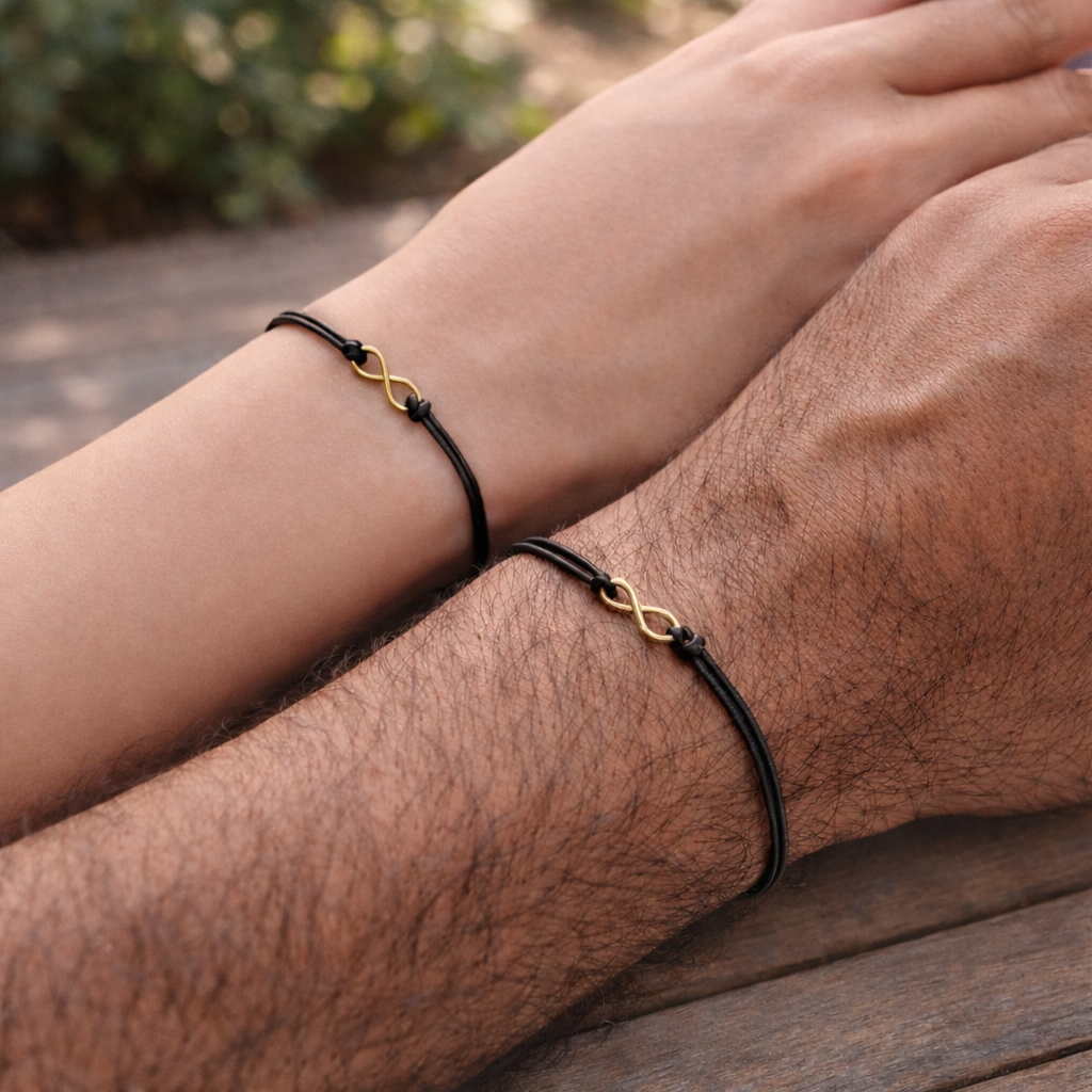 Matching Infinity Bracelets Set | Couples, Best Friends and Long Distance Gift