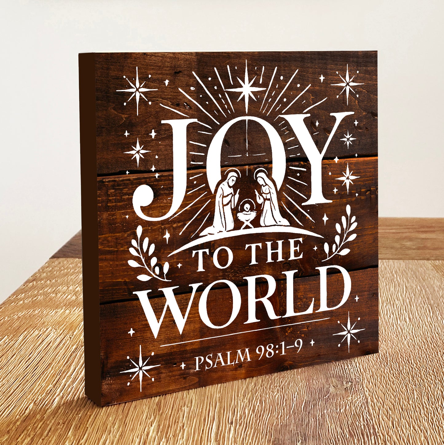 Fé até você conseguir - Presentes cristãos engraçados - Placa de madeira rústica com versículos da Bíblia e citações inspiradas na fé para decoração de casa