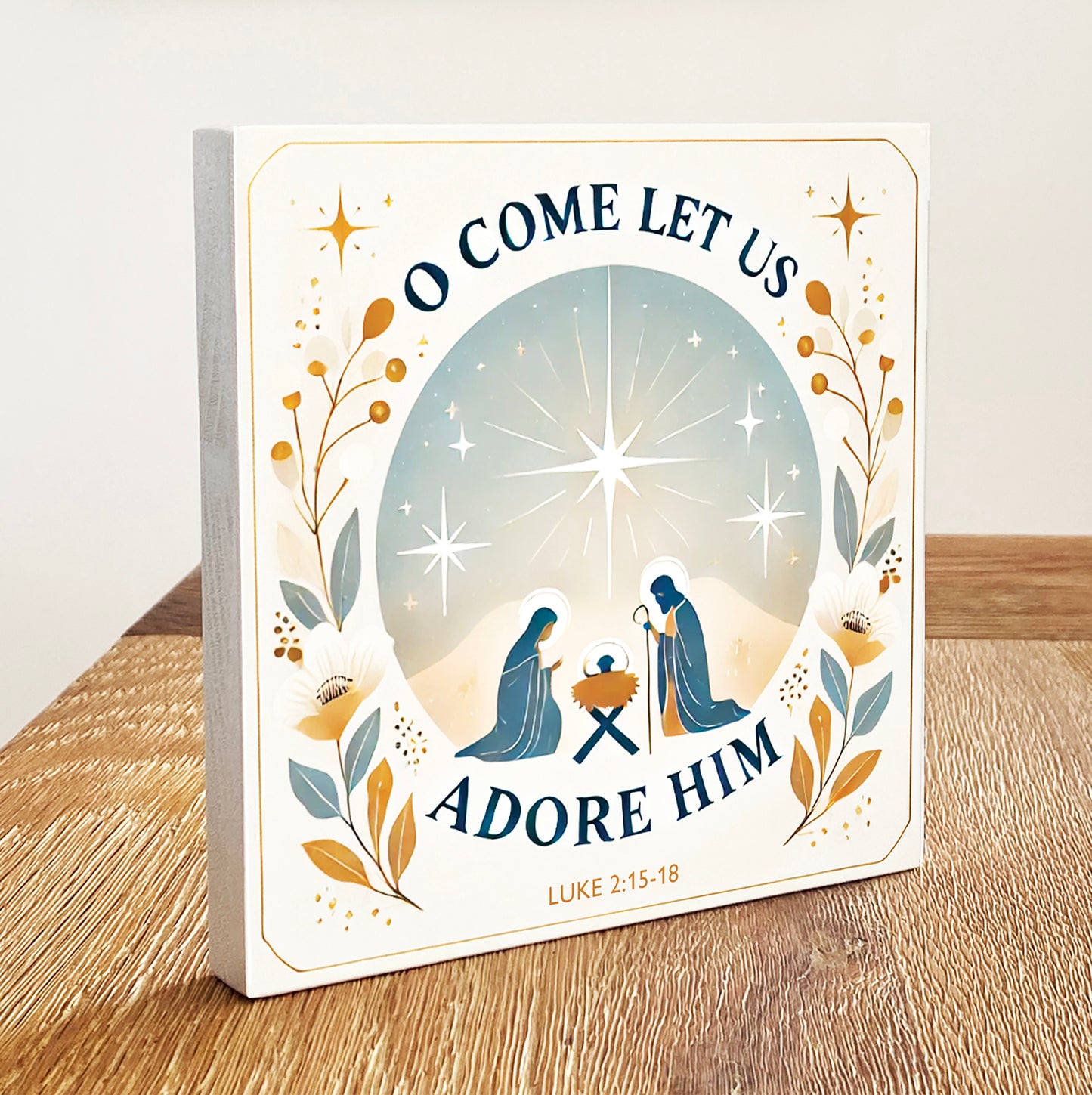 Fé até você conseguir - Presentes cristãos engraçados - Placa de madeira rústica com versículos da Bíblia e citações inspiradas na fé para decoração de casa