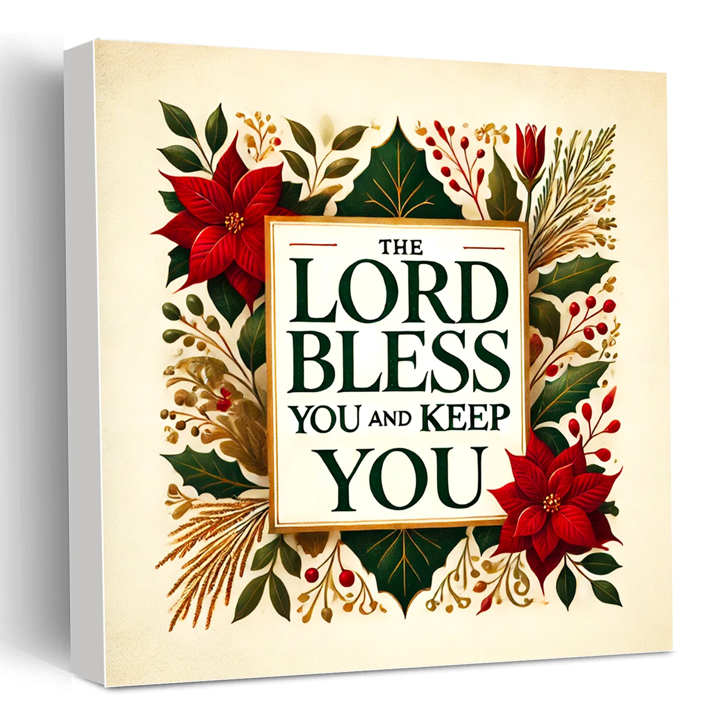 The Lord Bless You - Small Wooden Signs with Bible Verses and Christian Quotes - Rustic Faith-Based Wall Decor for Home & Gifts