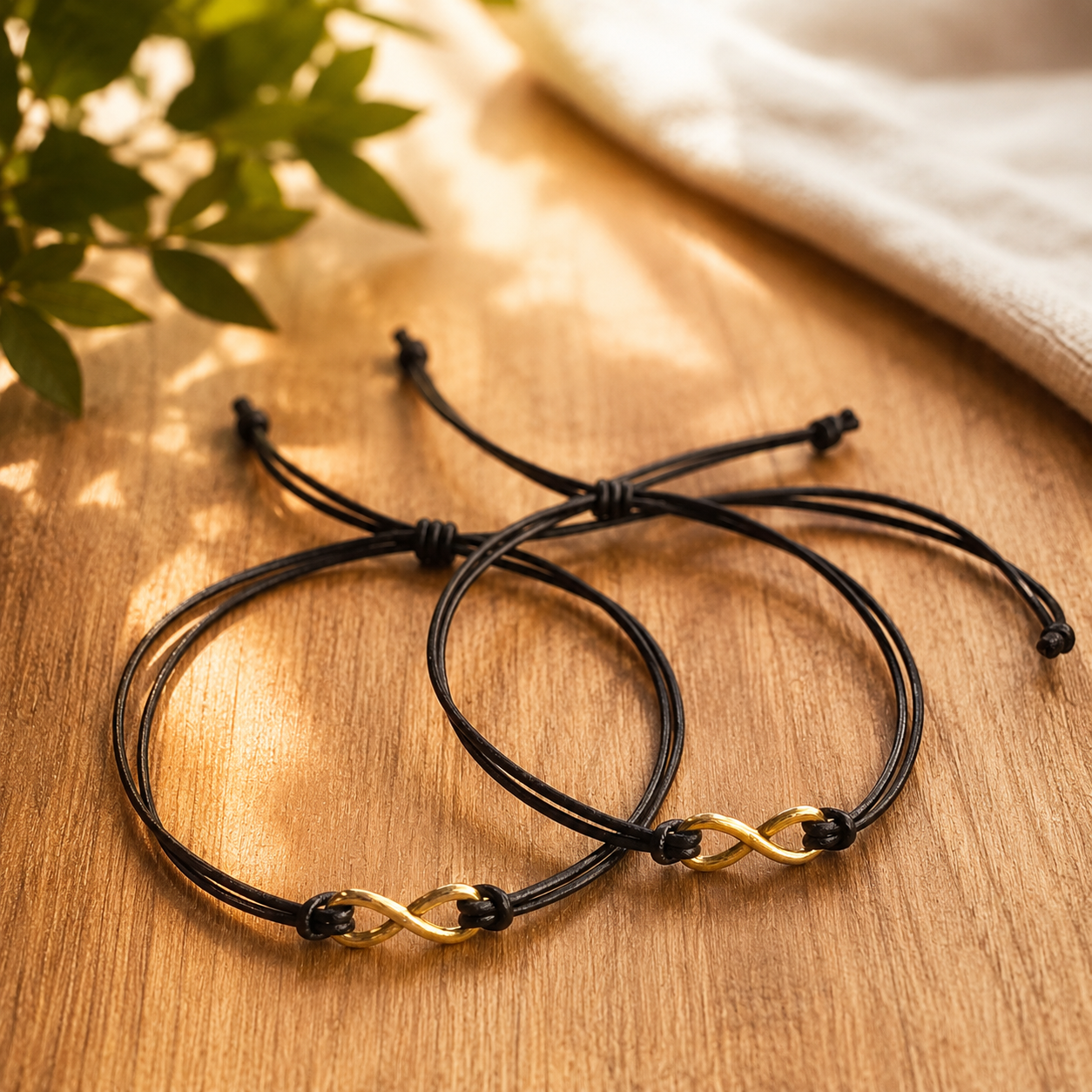 Matching Infinity Bracelets Set | Couples, Best Friends and Long Distance Gift
